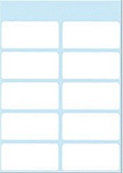 Etiket HERMA 3738 19x40mm wit 70 stuks
