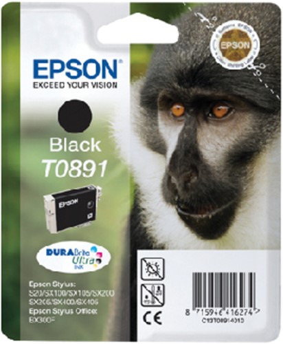 Inktcartridge Epson T0891 zwart